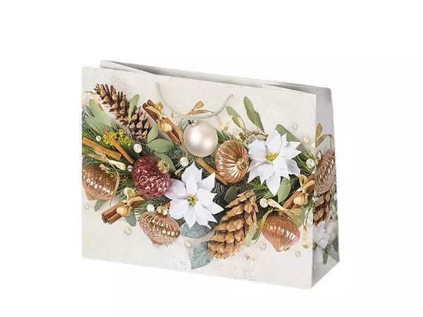 Torba prezentowa 30x23 cm Polmak- Gwiazdka stroik 55.T6-GW-33 Torba prezentowa 30x23 cm Polmak- Gwiazdka stroik 55.T6-GW-33