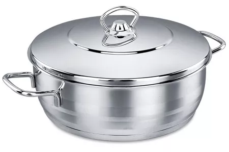 Garnek z pokrywą 5L (4,5 L) Astra Low 26x10cm - Korkmaz - 1907