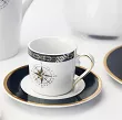 Filiżanka ze spodkiem 0,10 L / 12,5 cm Ćmielów - Jenny Nautilus White