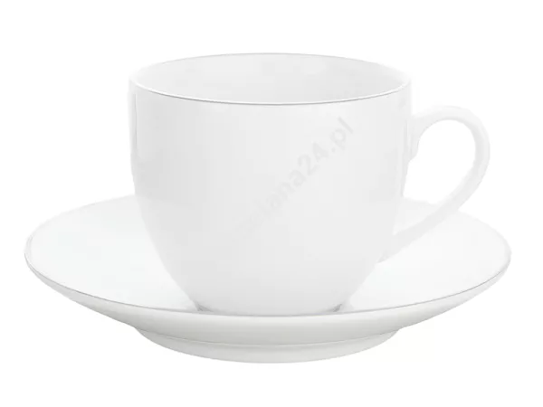 Filiżanka ze spodkiem 0,32 L Bogucice - Base Platin 1183 Filiżanka ze spodkiem 0,32 L Bogucice - Base Platin 1183