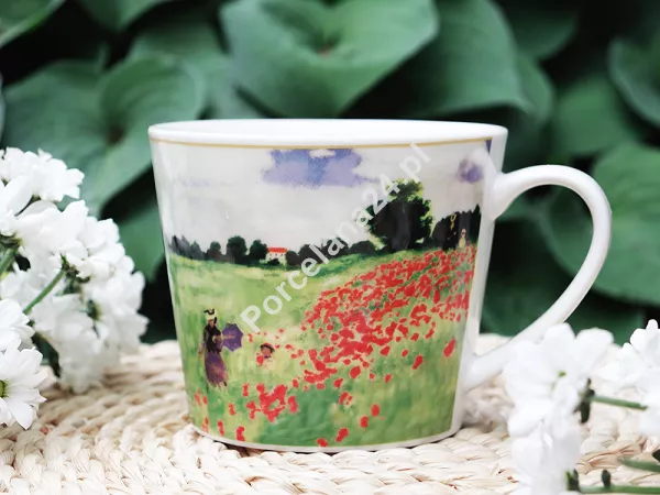 Kubek 0,6 L Duo - Poppy field Claude Monet 15.PFI.K60 Kubek 0,6 L Duo - Poppy field Claude Monet 15.PFI.K60