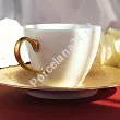 Filiżanka ze spodkiem 0,26 L / 17 cm Porcel - Or GIFT BOX 10.OR.FS26