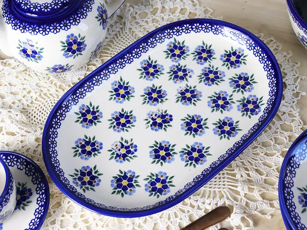 Półmisek owalny 36 cm Bolesławiec - Altmańska Polana Półmisek owalny 36 cm Bolesławiec - Altmańska Polana