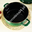 Garnek z pokrywką 1,5 L Emalia Metalac - Dark Green 1ME.DG.G16N