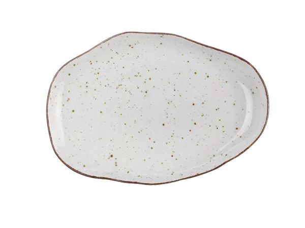 Talerz deserowy 21 cm Lubiana - Stone Age / Kremowy Talerz deserowy 21 cm Lubiana - Stone Age / Kremowy