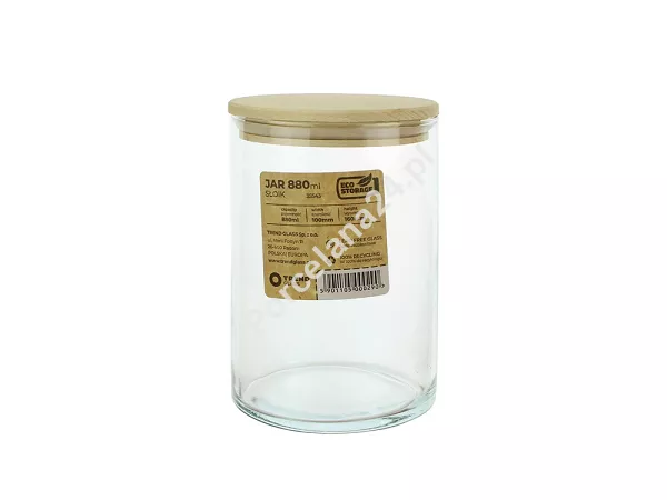Pojemnik szklany 880 ml Trend Glass - Eco Storage 44.TG-35543EC Pojemnik szklany 880 ml Trend Glass - Eco Storage 44.TG-35543EC