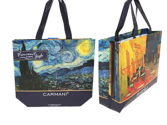 Torba śniadaniowa 33x25x10 cm Carmani - Vincent van Gogh 021-9050 Torba śniadaniowa 33x25x10 cm Carmani - Vincent van Gogh 021-9050