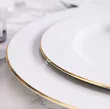 Komplet talerzy na 6 osób (18 el.) Bogucice - Lolita Gold 1162