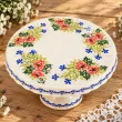 Patera na nodze 27 cm Bolesławiec - Maki Smolińskiej gat.I