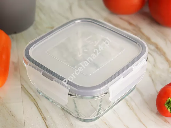 Pojemnik kwadratowy 720 ml z pokrywką LAV - Fresco 4K.FRE.247 Pojemnik kwadratowy 720 ml z pokrywką LAV - Fresco 4K.FRE.247