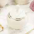 Serwis obiadowo - herbaciany na 12 osób (105 el.) Bogucice - Lolita Cream Gold 1258