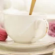 Serwis obiadowo - herbaciany na 12 osób (105 el.) Bogucice - Lolita Cream Gold 1258
