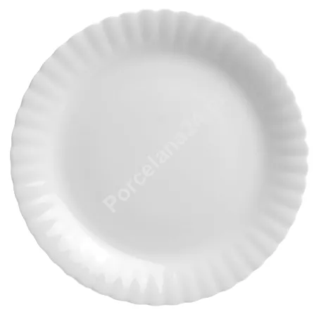 Talerz płytki 24 cm Chodzież - Iwona C000 BIAŁA IWONA Talerz płytki 24 cm Chodzież - Iwona C000 BIAŁA IWONA