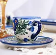 Filiżanka ze spodkiem do espresso 0,11 L / 12,5 cm Bolesławiec - Kwiaty Kuleszy