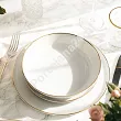 Komplet talerzy na 6 osób (18el) Lubiana - Ankara Gold 1608C