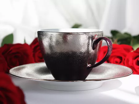 Filiżanka ze spodkiem 0,26 L / 15 cm Porcel - Royal Velvet GIFT BOX 10.ROV.FS26