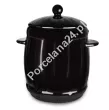 Beczka hermetyczna z kamionki 4,0 L Bella Fiore - Czarna 1TR.BECZ.41633