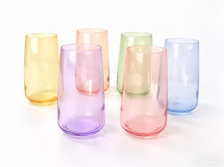 Kpl. szklanek 430 ml (6 szt.) Glasmark - Joyful MIX 4G.68-0558-W430-5263
