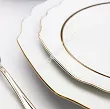 Serwis obiadowy na 12 osób (43 el.) Porcel - Premium Gold