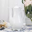 Garnitur do kawy na 6 osób (21 el.) Ćmielów - Rococo 3605 PLATYNOWA LINIA