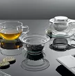 Filiżanka ze spodkiem z zaparzaczem stalowym 0,4 L Trendglas - TEA TIME 4E.220204