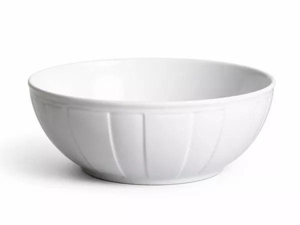 Salaterka 23,5 cm Ćmielów - Oktawa biała 0001 Salaterka 23,5 cm Ćmielów - Oktawa biała 0001