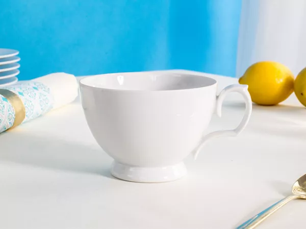 Filiżanka śniadaniowa 0,35 L Altom Design - MariaPaula Biała L01 Filiżanka śniadaniowa 0,35 L Altom Design - MariaPaula Biała L01