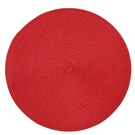 Podkładka / mata na stół słomkowa 38 cm Altom Design - Czerwona 07.MAT.1595 Podkładka / mata na stół słomkowa 38 cm Altom Design - Czerwona 07.MAT.1595