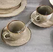 Filiżanka ze spodkiem 0,30 L / 16 cm Bogucice - Alumina Gravel Sandstorm 1267