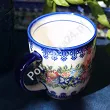 Kubek 0,3 L Bolesławiec - Kwiatowy Ogród