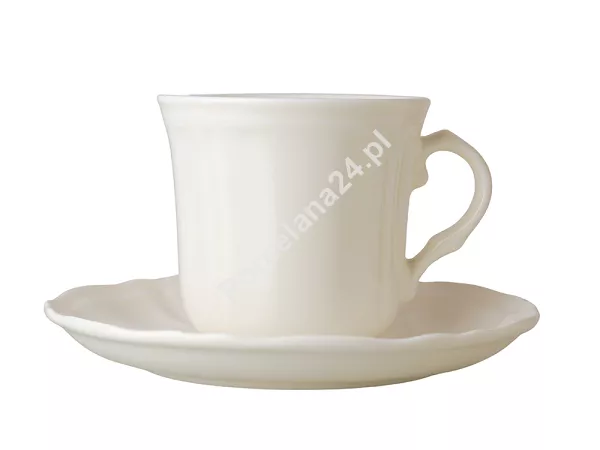 Filiżanka ze spodkiem 0,20 L / 15 cm Bogucice - Gino Cream 1229 ecru Filiżanka ze spodkiem 0,20 L / 15 cm Bogucice - Gino Cream 1229 ecru