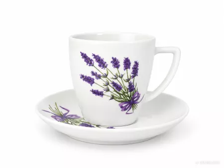 Filiżanka ze spodkiem 0,20 L / 14 cm Lubiana - Beata / Sonia 5979 Lawenda