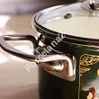 Garnek niski z pokrywką 4,75 L Emalia Metalac - Golden times 1ME.GT.G24N