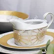 Serwis obiadowy na 12 osób (42 el) Ćmielów - Jenny Solaris White - Gold