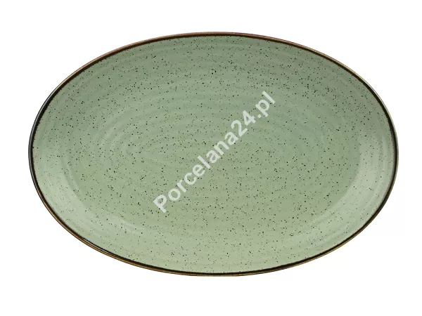 Półmisek owalny 31 cm Bogucice - Alumina Circus Green 1115 Półmisek owalny 31 cm Bogucice - Alumina Circus Green 1115