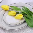 Serwis obiadowy na 12 osób (43el) Bogucice - Martha Platin Classic 975
