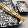 Zestaw do sushi dla 2 osób (4 el.) z pałeczkami Tokyo Design Studio - Tokusa Brown 33847