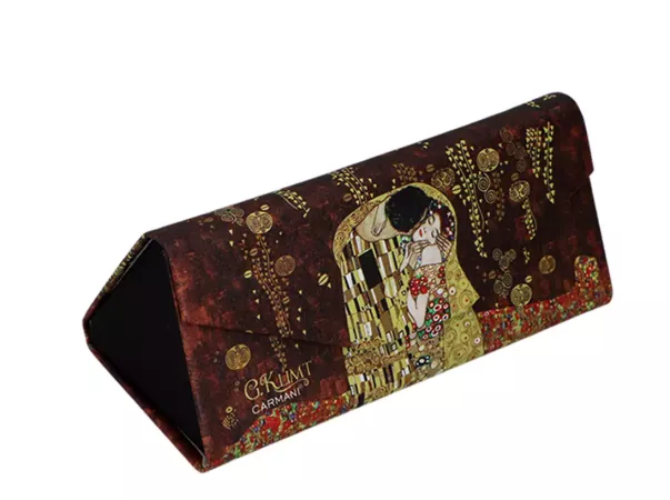 Etui na okulary składane Carmani - Gustav Klimt, Pocałunek 33.021-8360 Etui na okulary składane Carmani - Gustav Klimt, Pocałunek 33.021-8360