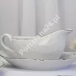 Serwis obiadowy na 6 osób (25 el.) Ćmielów - Rococo 3605 PLATYNOWA LINIA