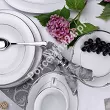 Serwis obiadowy na 6 osób (25el) Bogucice - Luxor Platin 1045