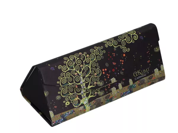 Etui na okulary składane Carmani - Gustav Klimt, Drzewo życia 33.021-8361 Etui na okulary składane Carmani - Gustav Klimt, Drzewo życia 33.021-8361